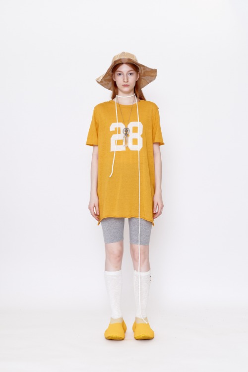 22 s/s no.28 lettering 1/2 knitwear (9color)
