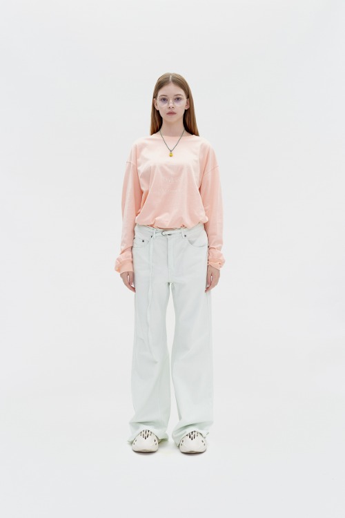 22 f/w pigment washing wide pants (5color)